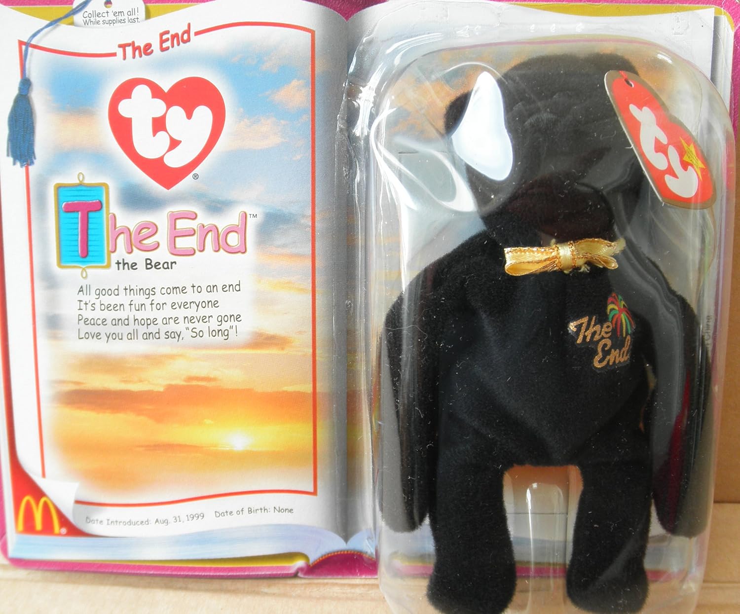 the end ty beanie bear