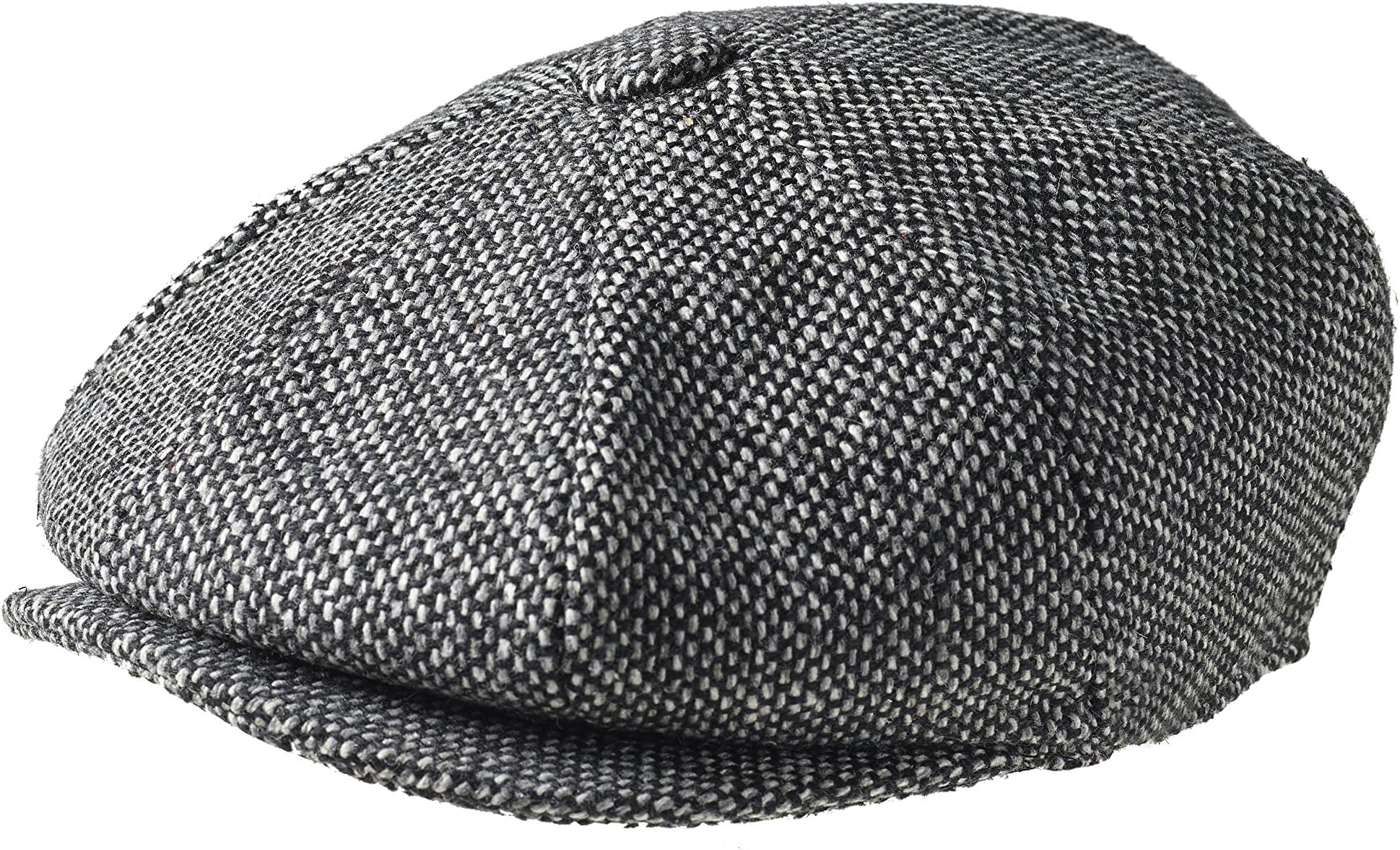 Peaky Blinders 'Newsboy' Style Flat Cap -Tweed Wool Fabric Variations