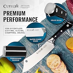 Cutluxe Cleaver Chef Knife – 8" Meat Cleaver