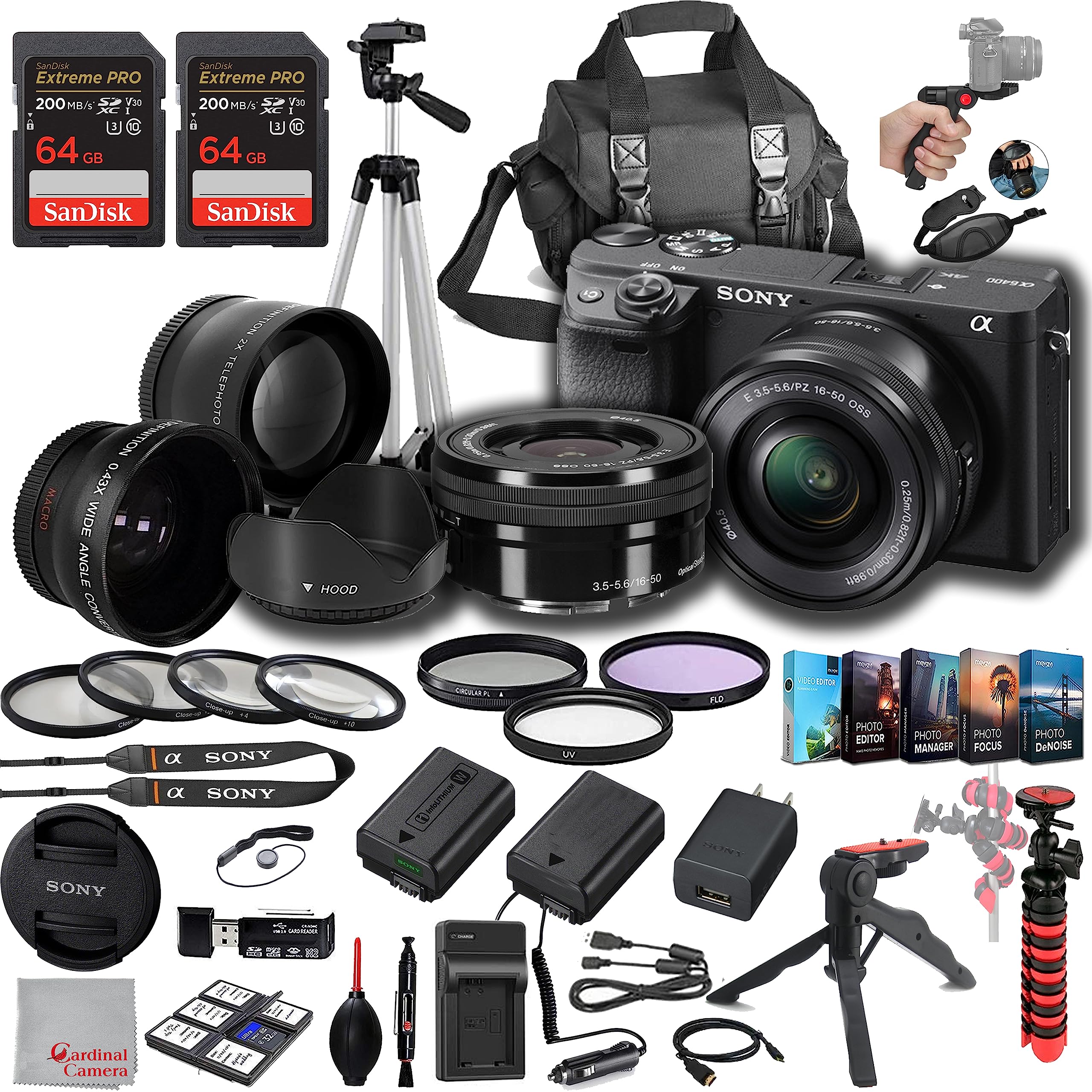 Sony a6400 Mirrorless Camera with 16-50mm