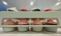 Top Shelf Elements Cupcake Carrier, Green Cupcake