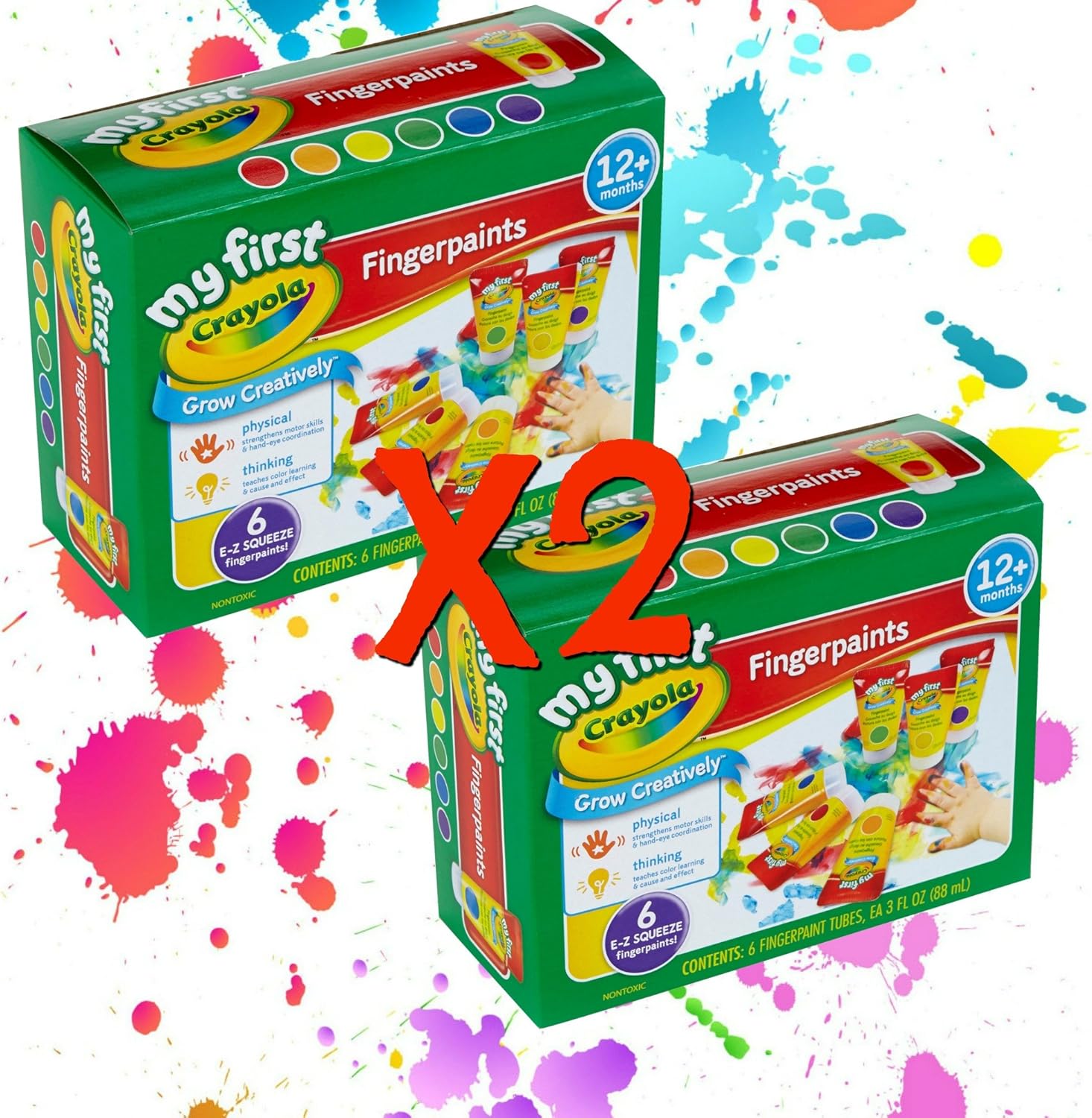 crayola washable finger paint safe for babies