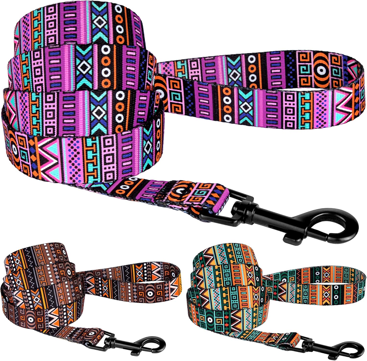 aztec dog collar and leash