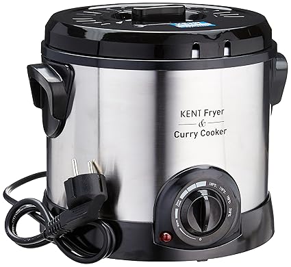 KENT Fryer and Curry Cooker 1500-Watt (Steel Grey)