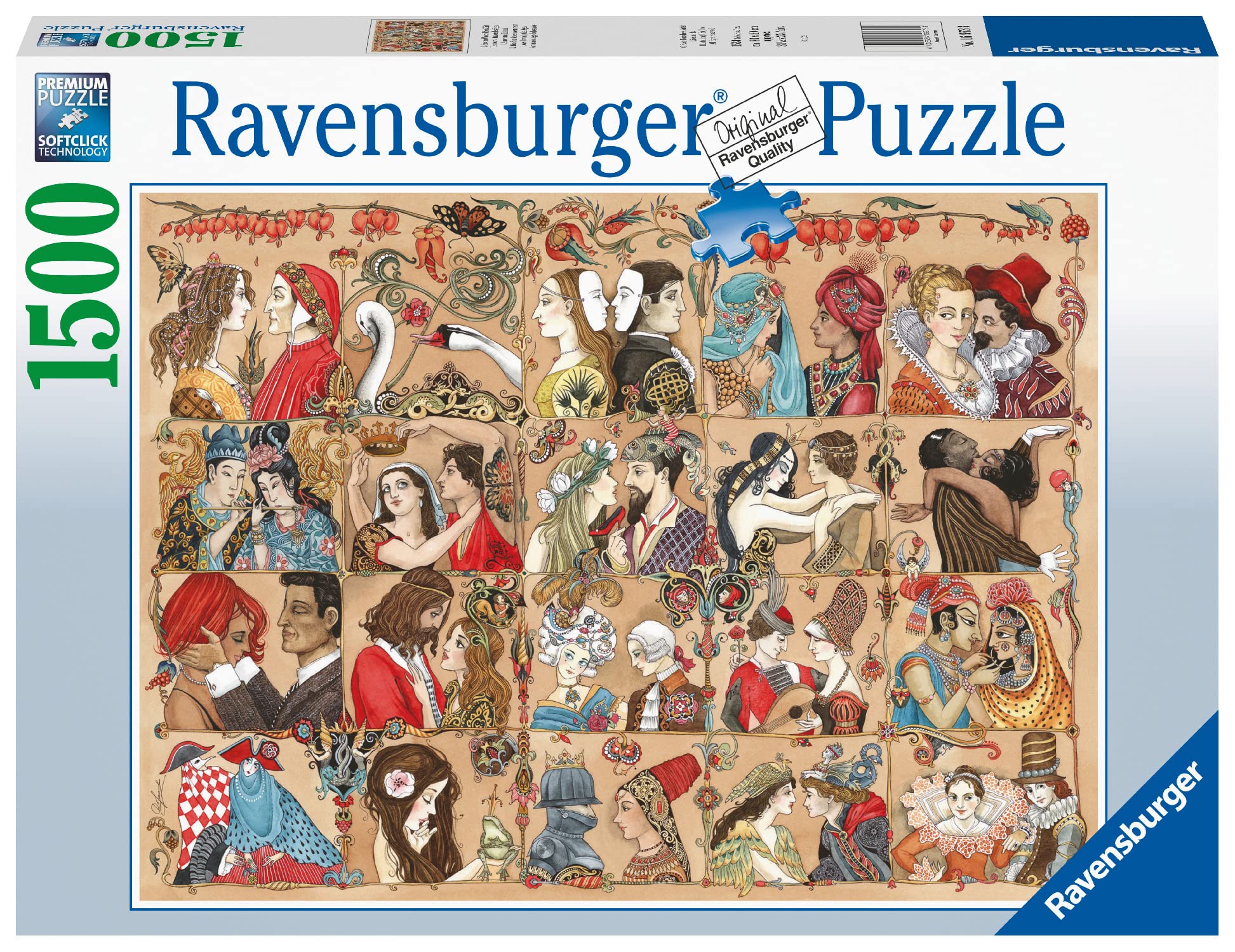 Ravensburger Love Through The Ages 1500 Piece Jigsaw Puzzle for Adults & Kids Age 12 Years Up