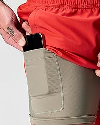 Huckberry Wellen Performance Lined Swim Trunks