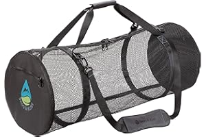 Skog Å Kust SCUBASak Collapsible Mesh Duffle Bag with Exterior Waterproof Pocket