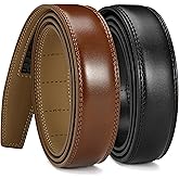 CHAOREN Ratchet Belt Strap Only 1 1/4", Replacement Leather Belt for 32mm Buckle