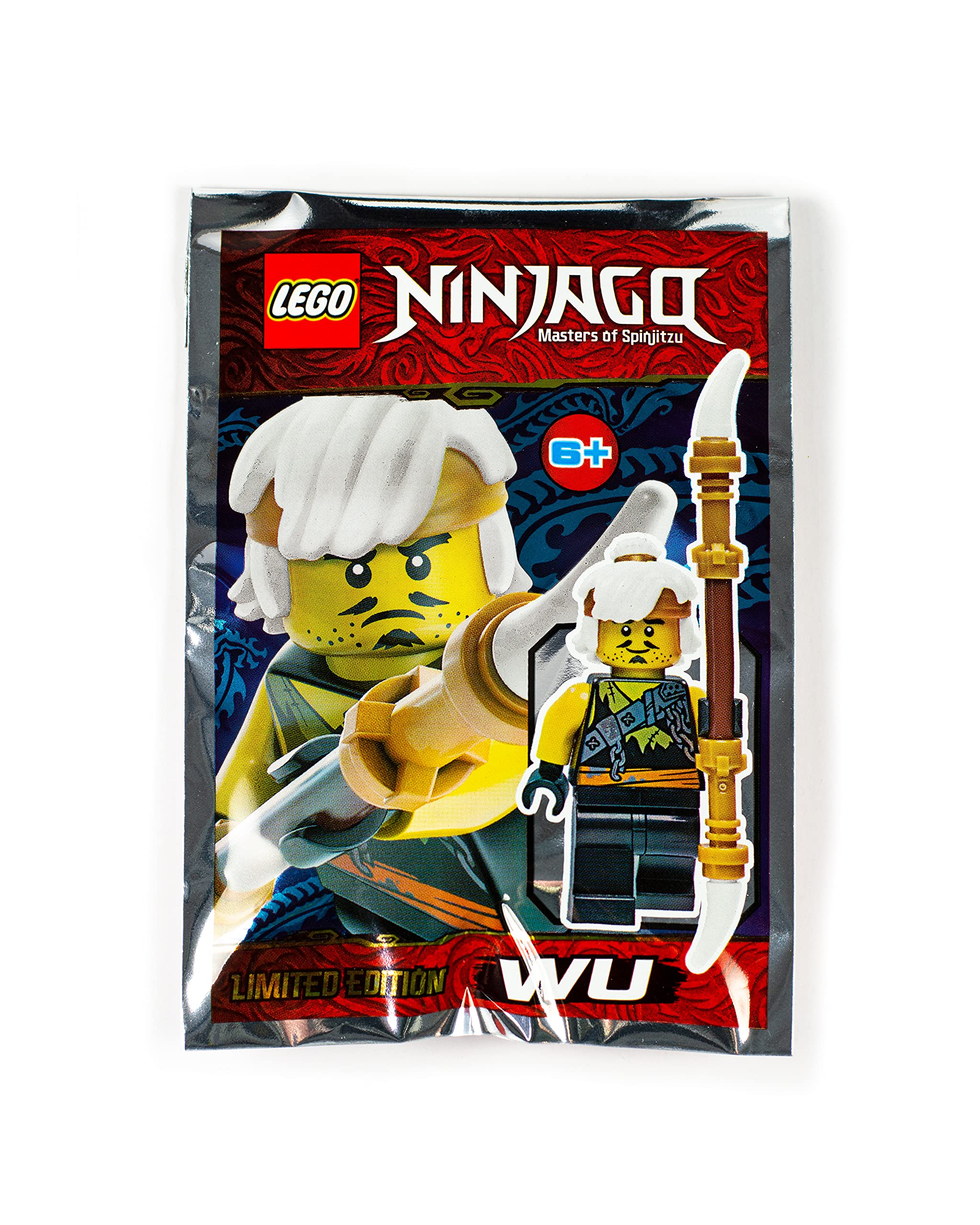 LEGO Ninjago: Teen Wu (Sensei Wu in Dragon Hunter Disguise) with Battle Staff