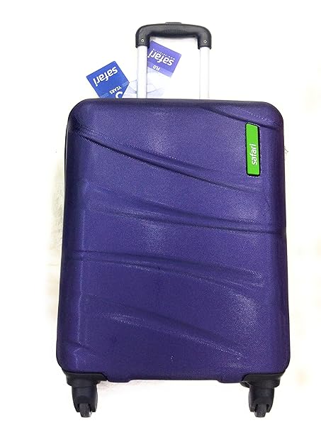 Safari Polycarbonate Trolley Luggage ( FLO 4W _65 SCARLET RED) (new purple, 55)