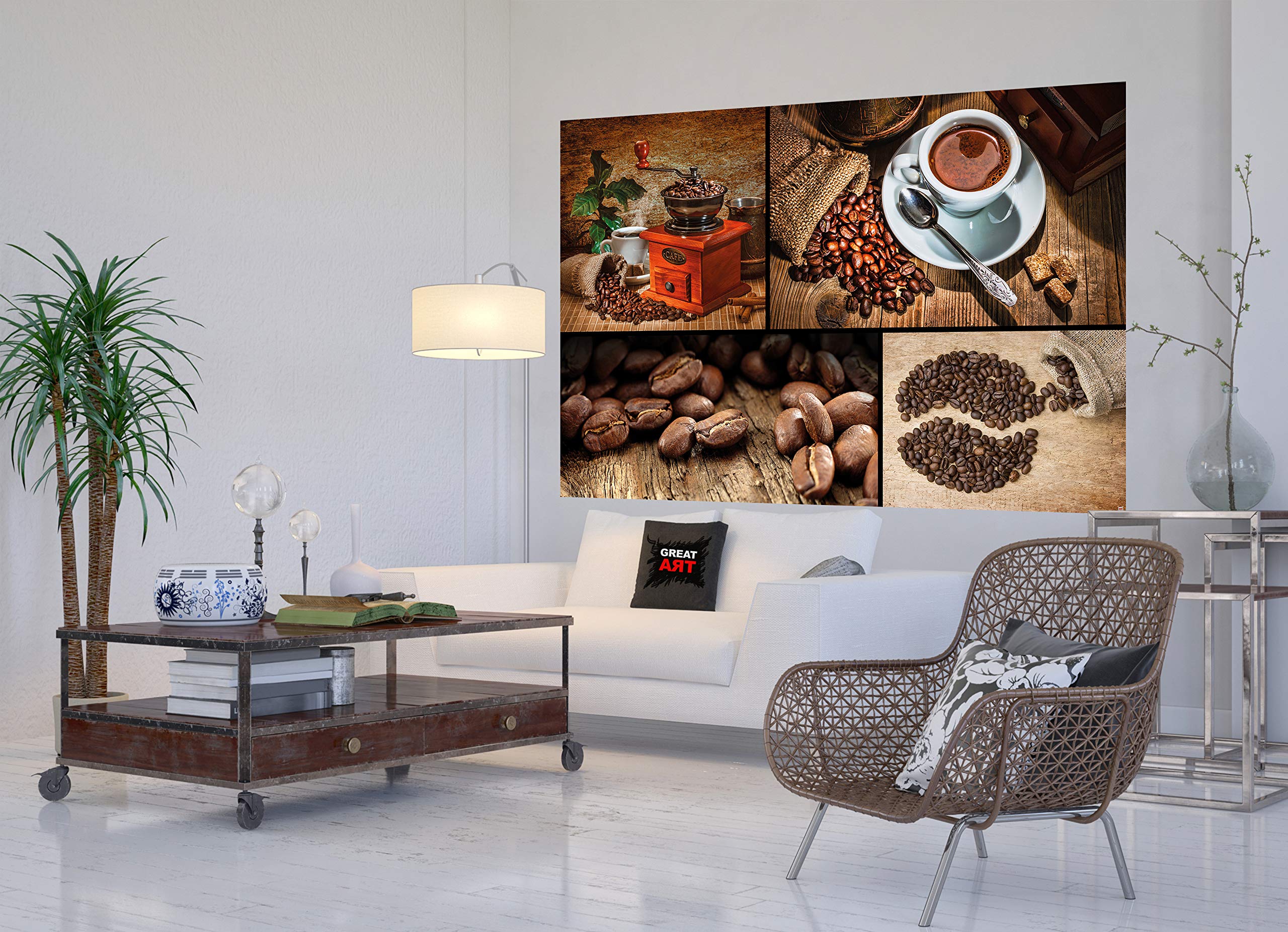 Mural Collage Of Coffee Wall Picture Buy Online In Dominica At Desertcart