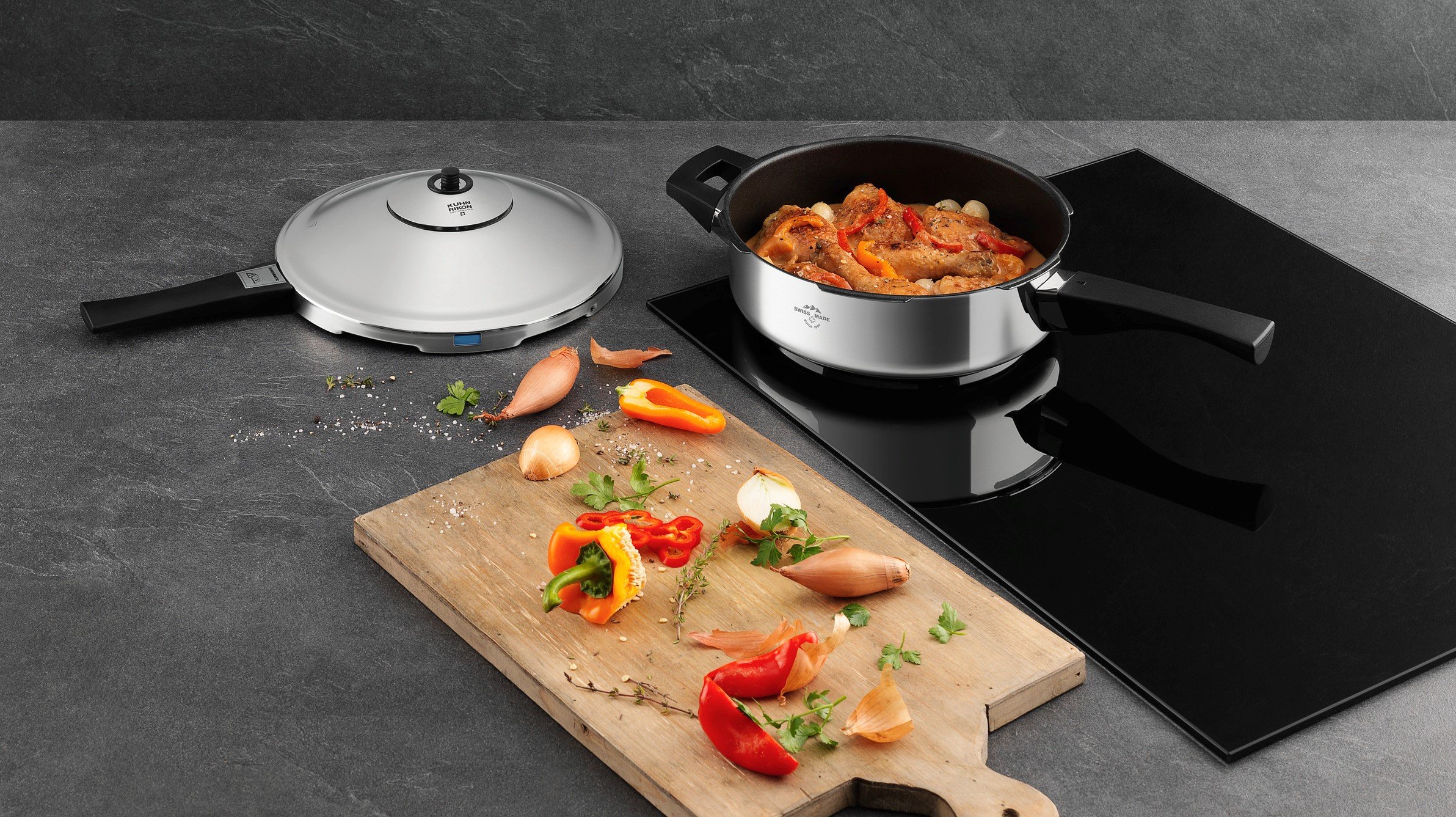 Kuhn Rikon Duromatic Energy Efficient Pressure Cooker Frying Pan