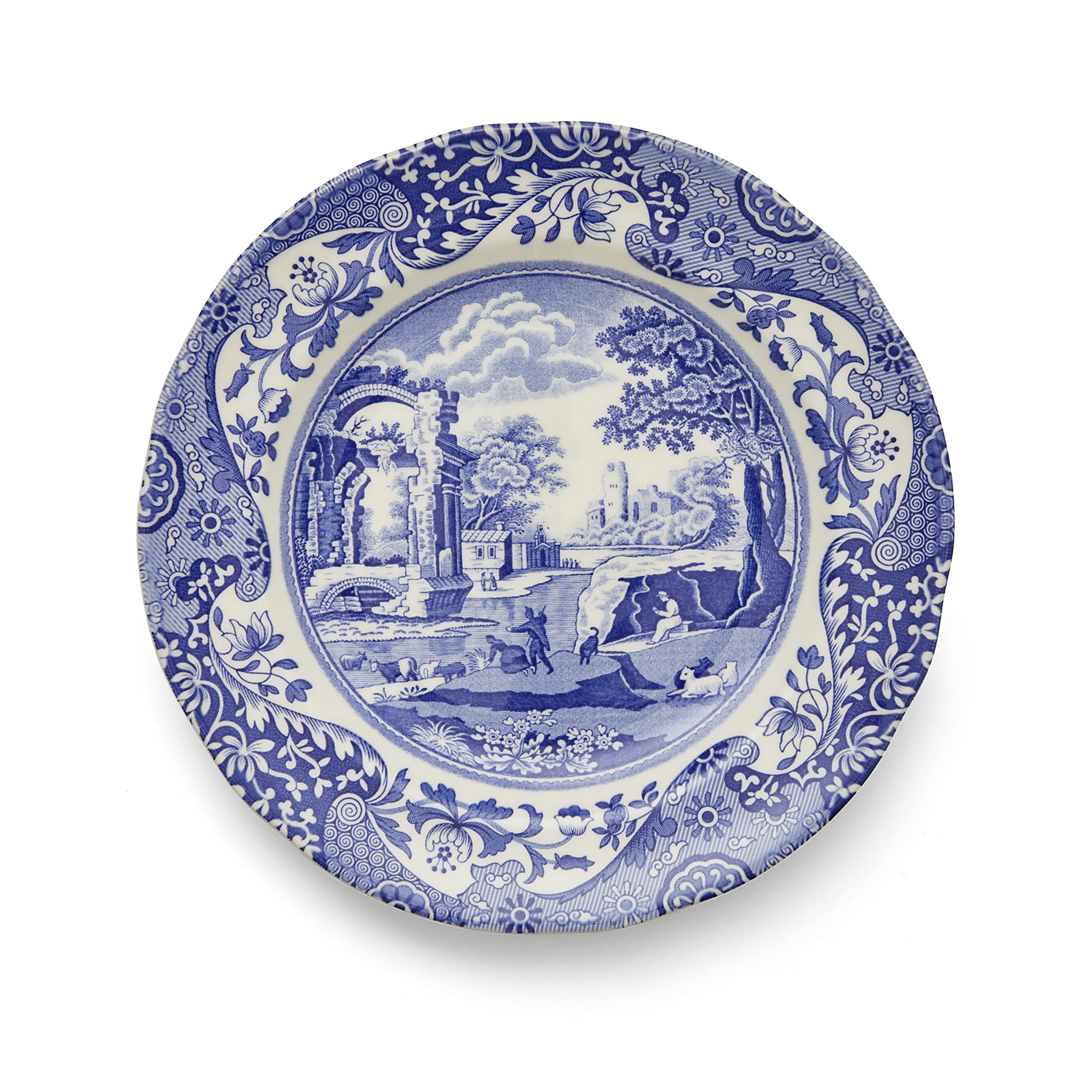 Spode Blue Italian Salad Plate 23 cm