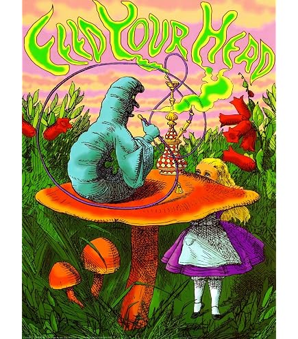 Amazon.com: Alice in Wonderland Mad Hatter Tea Party Psychedelic
