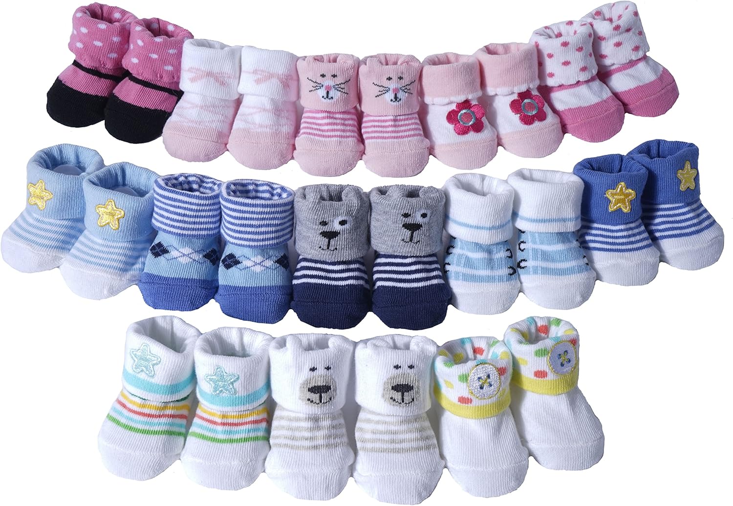 socks and booties for babies