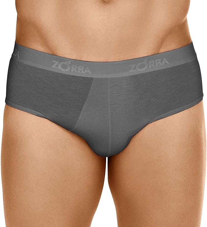 Zorba Cueca Slip Zorba Modal 688 GG Chumbo
