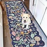 2x6 Hallway Floral Rug Runner: Washable Non Slip