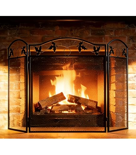 Amazon.com: Iris Scroll Fireplace Screen : Home & Kitchen