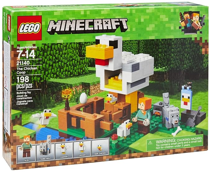 Lego Minecraft The Chicken Coop 21140 Building Kit 198 Piece