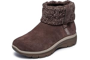 Skechers Bottines à enfiler en daim pour femme Easy Going Cozy Weather 2