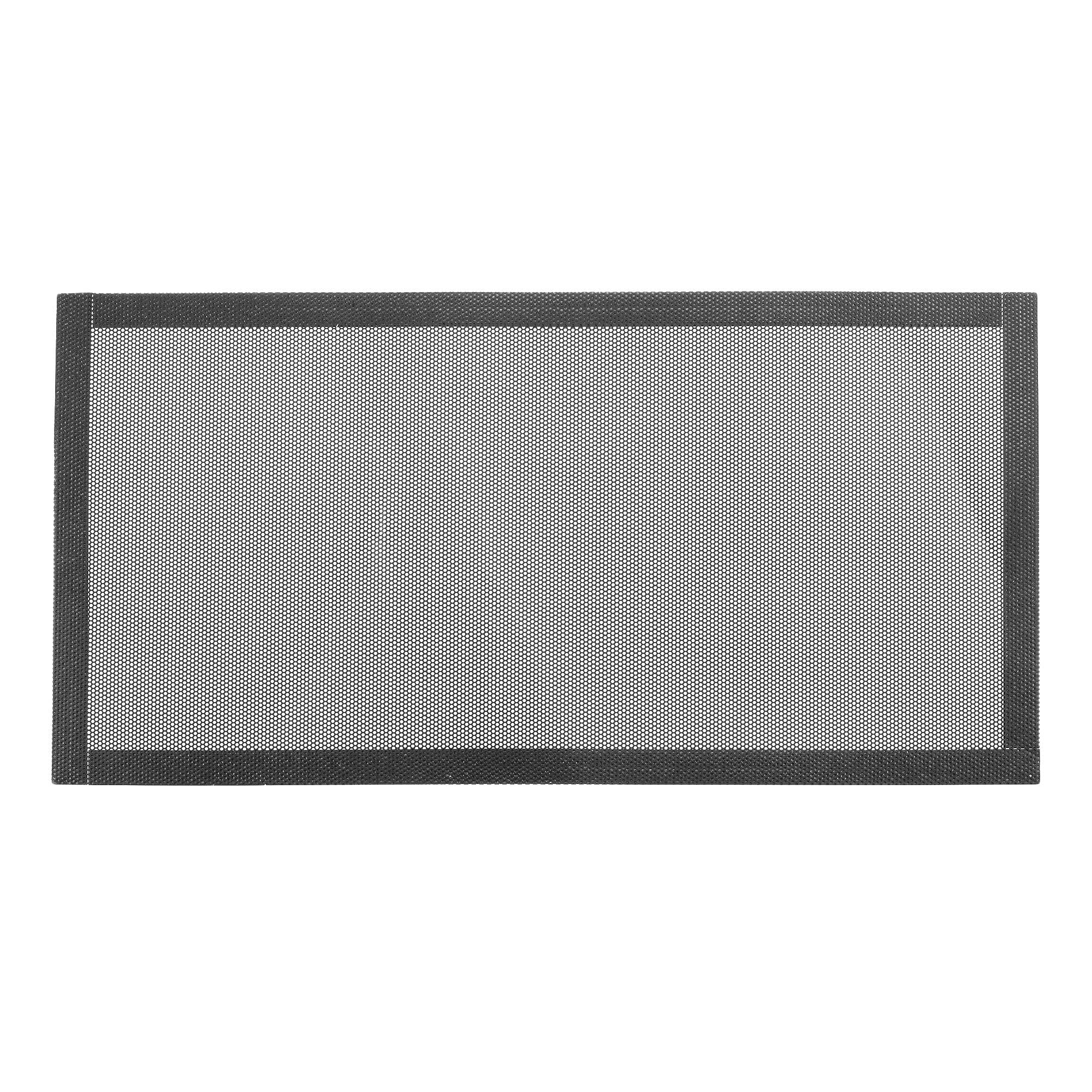 sourcing map PC Dust Fan Screen with Magnetic Frame for Cooling Case Cover PVC 280 x 140mm