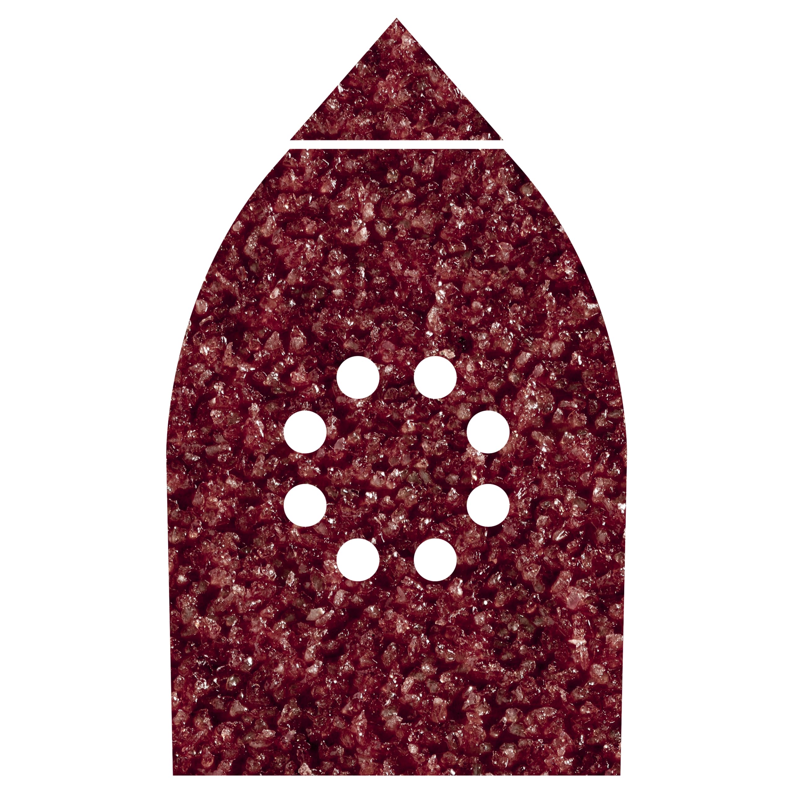 wolfcraft 6 Easy-Fix Sanding Sheets for wood/metal, 107 x 142 mm, grain 40 I 1790000