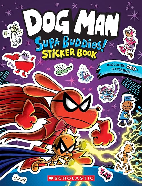 Dog Man: Supa Buddies Sticker Book (Dog Man Movie)