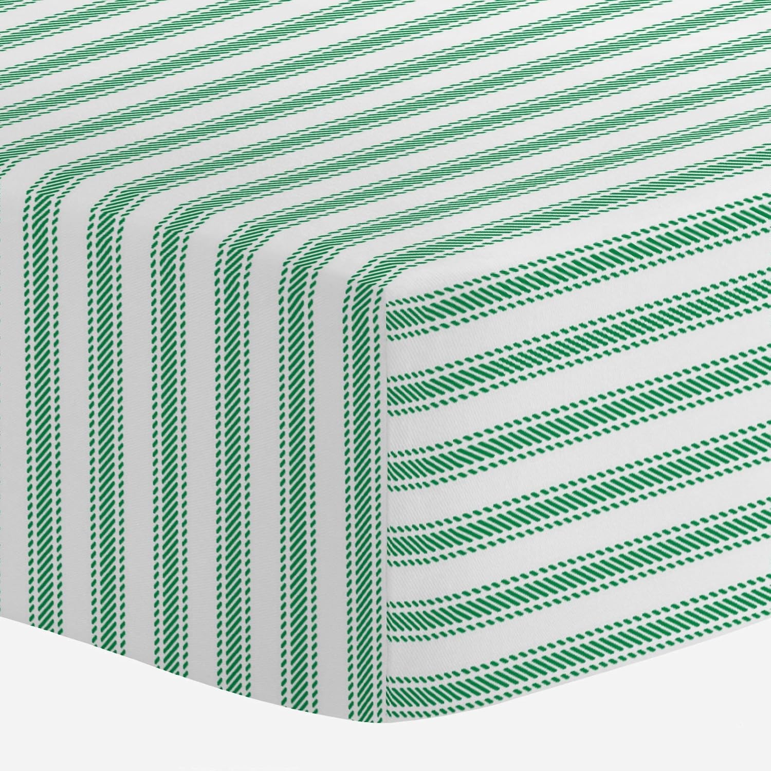 emerald green crib sheet