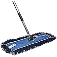 Nine Forty 18" Premium Nylon Dust Mop- Heavy Duty Mop Head for Industrial, Commercial, and Residential Cleaning - Dry Floor Duster for Hardwood Surfaces and Commercial Applications - Blue