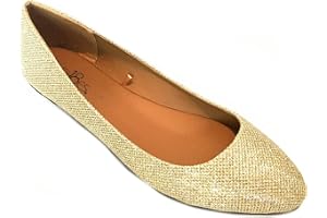 Shoes8teen Womens Ballerina Ballet Flats Shoes Leopard & Solids 14 Colors