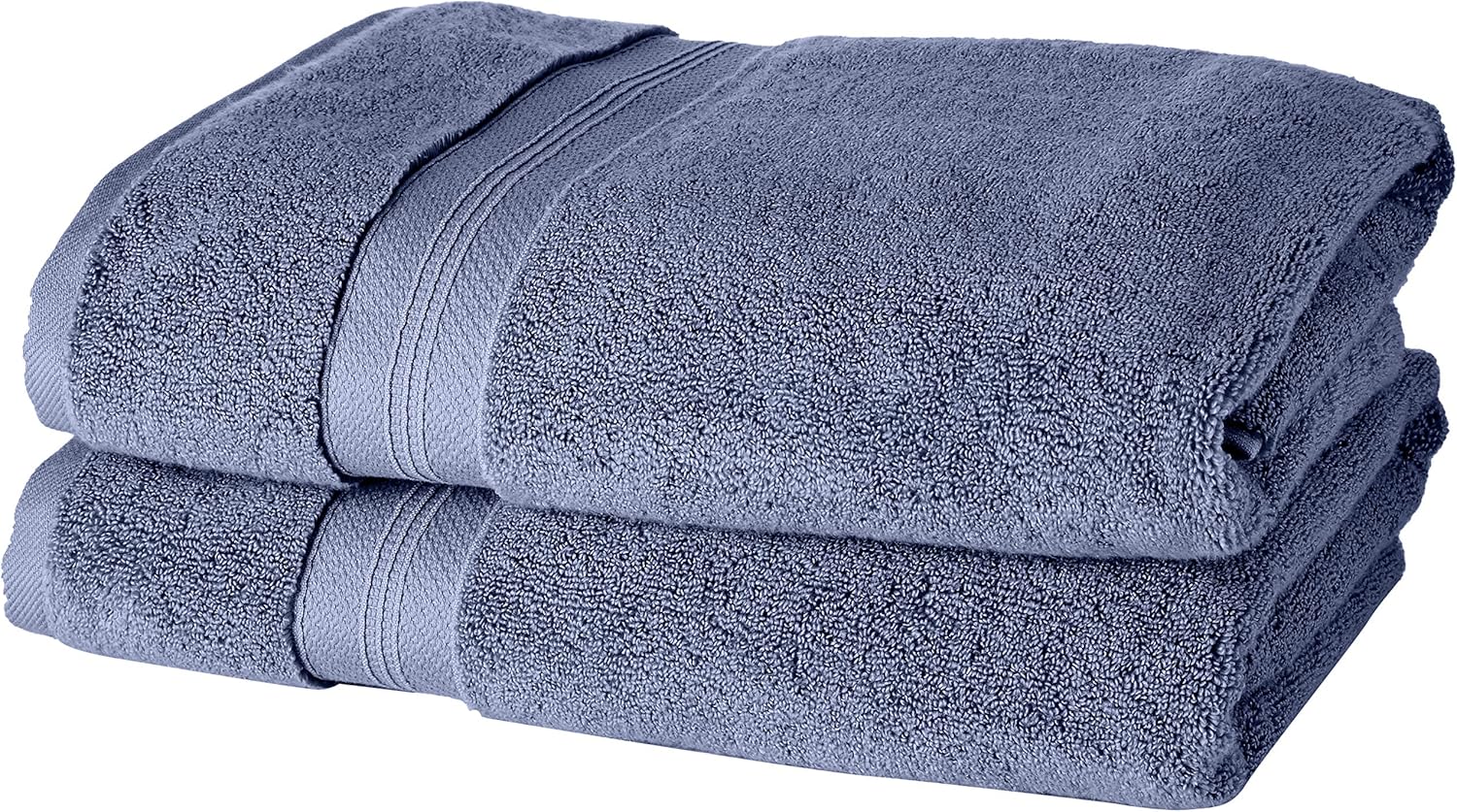 Pinzon Pima Cotton Towel Set (2 Bath Towels) Royal Blue Amazon.co.uk