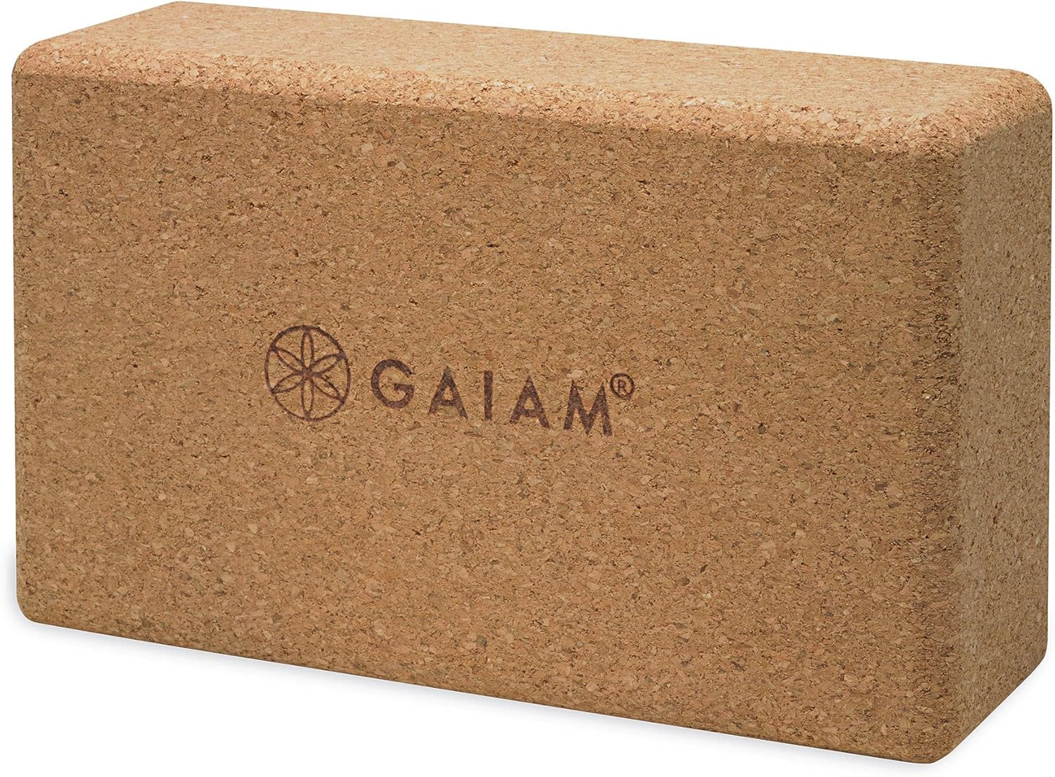 gaiam cork yoga block