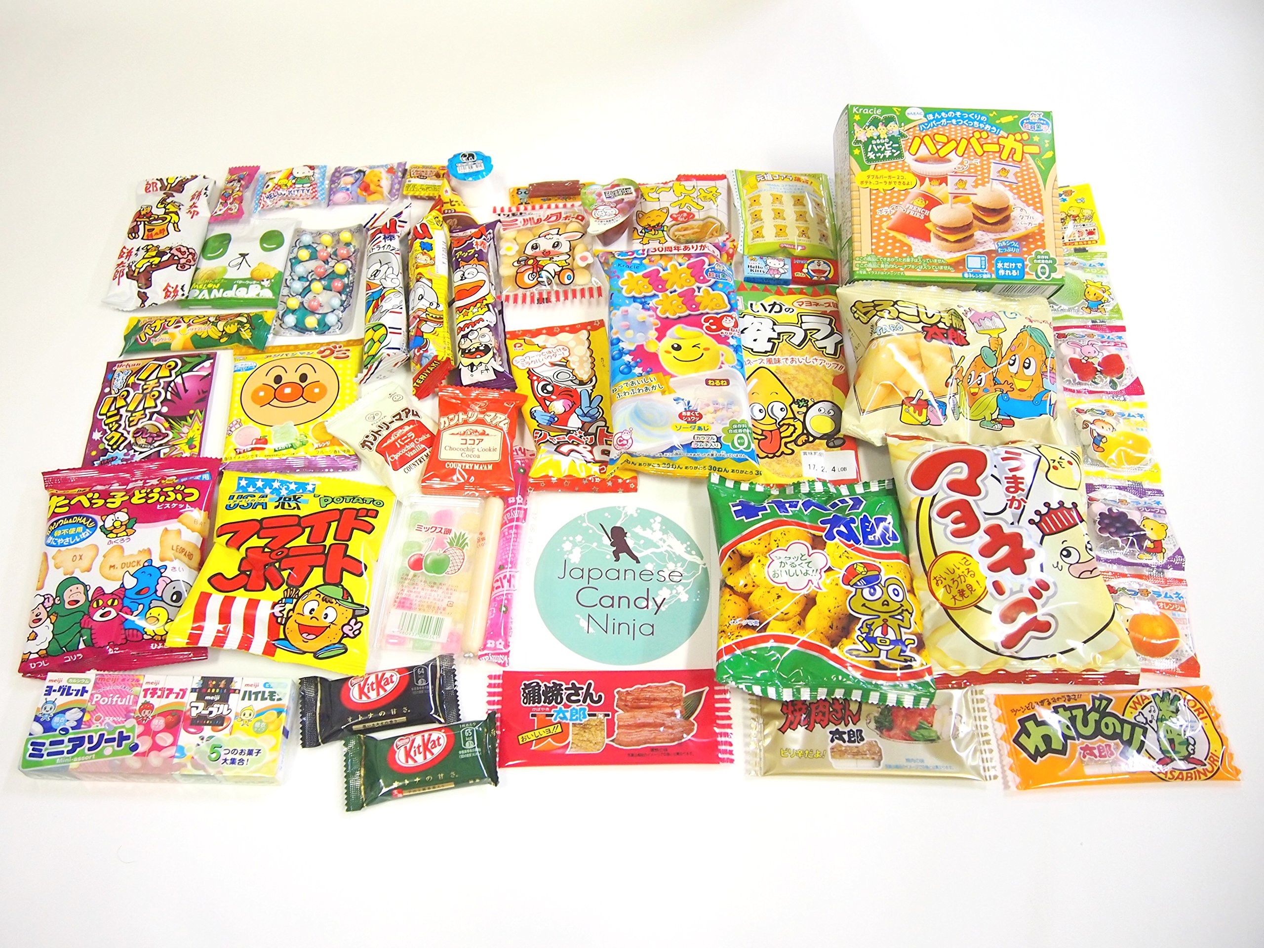 52 Japanese Candy and Snack Okashi Set with Original Japanese Candy