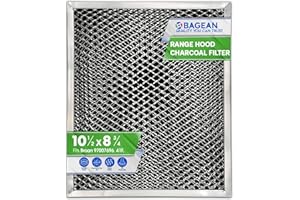 BAGEAN Stove Hood Vent Filter 10.5" x 8.8" 41F 97007696 Fit's Nutone & Broan Range Hood Filter Replacement for Ductless Exhaust Fan - Mesh Screen Filters Grease & Carbon Freshens Kitchen Oven Air (1-Pack)