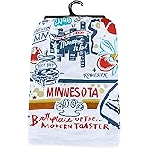 Primitives by Kathy 30533 LOL Made You Smile Dish Towel, Minnesota, 28" x 28"