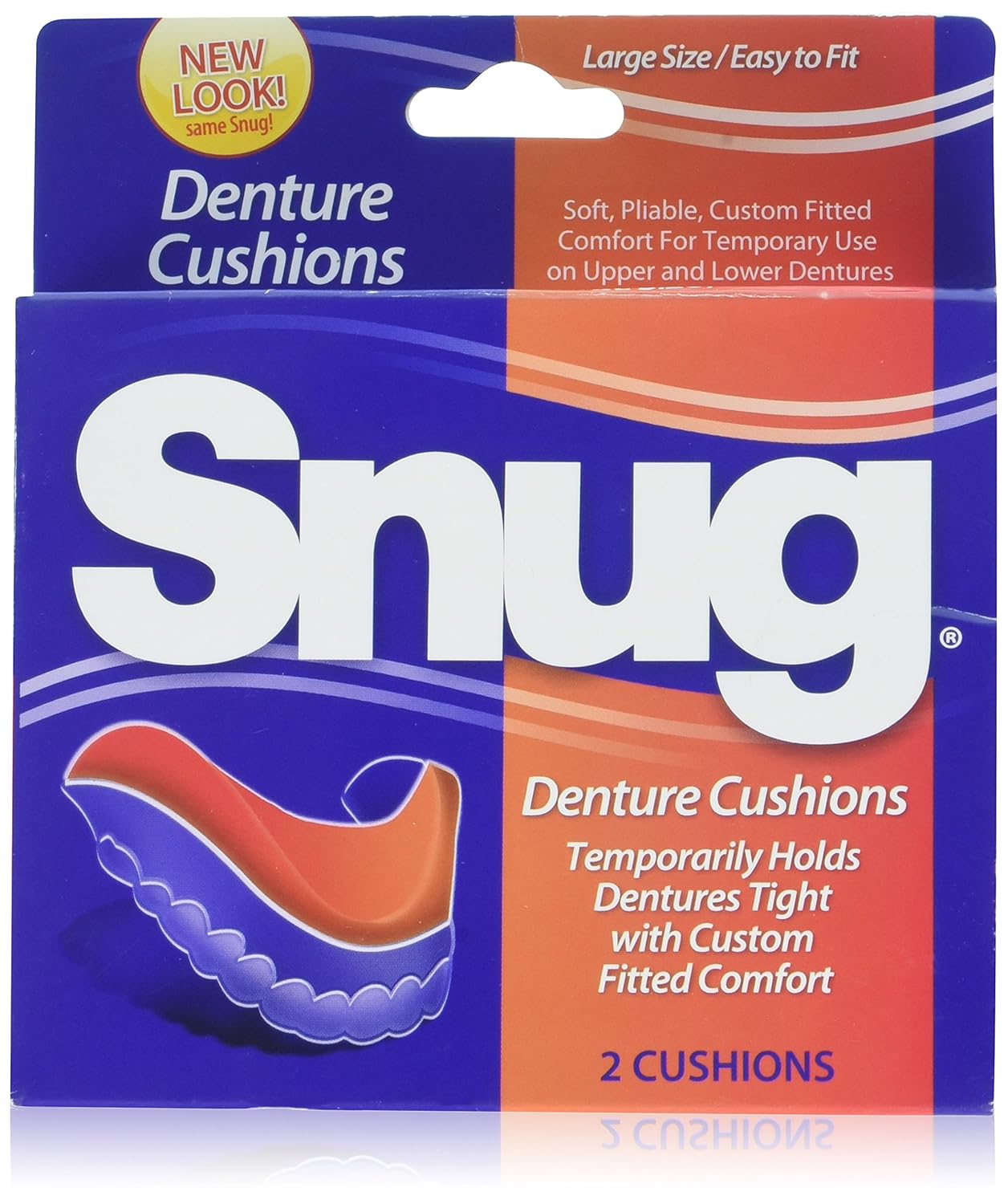Snug Denture Cushions 2 ea by Mentholatum Denture Care
