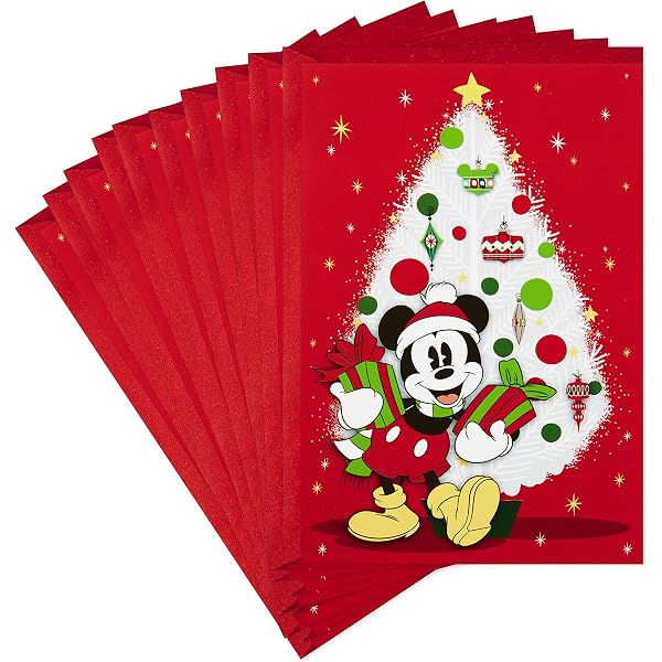 Disney's Christmas Cards 限定アイテム Hallmark Disney Boxed Cartões de Natal, Mickey Mouse e Amigos (16