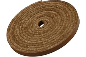 TOFL Leather Straps for Crafts and Baseball Laces | 2 Pieces 72” Long x 1/4” Wide x 1/8” Thick | Leather Cord for Jewelry Making and Craft Projects - Brown