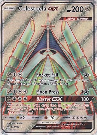 Celesteela Gx Full Art Nm Ultra Prism 144 156 Pokemon Tcg Pokemon