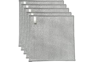 YinQin 5 PCS Triple Layer Stainless Steel Scrubber Wire Cleaning Cloth 20x20 cm Non Scratch Steel Mesh Dishwashing Cloths Mul