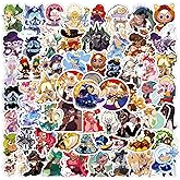 62 Pcs Cookie Run Kingdom Aesthetics Cartoon Waterproof Vinyl Stickers for Water Bottles Laptop Suitcase for Birthday Party Supplies Halloween Decoration Favors