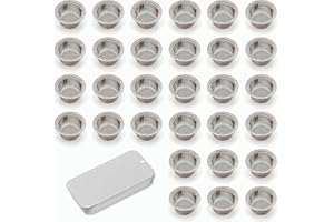 AOMI Pipe Screens Filter Stainless Steel, 30pcs 0.5inch Metal Mesh Bowl Replacement with Box Package for Pipe