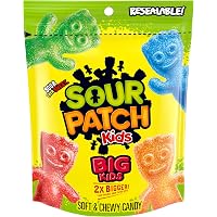 Amazon.com : SOUR PATCH KIDS Black Raspberry Sour Hearts Soft & Chewy ...