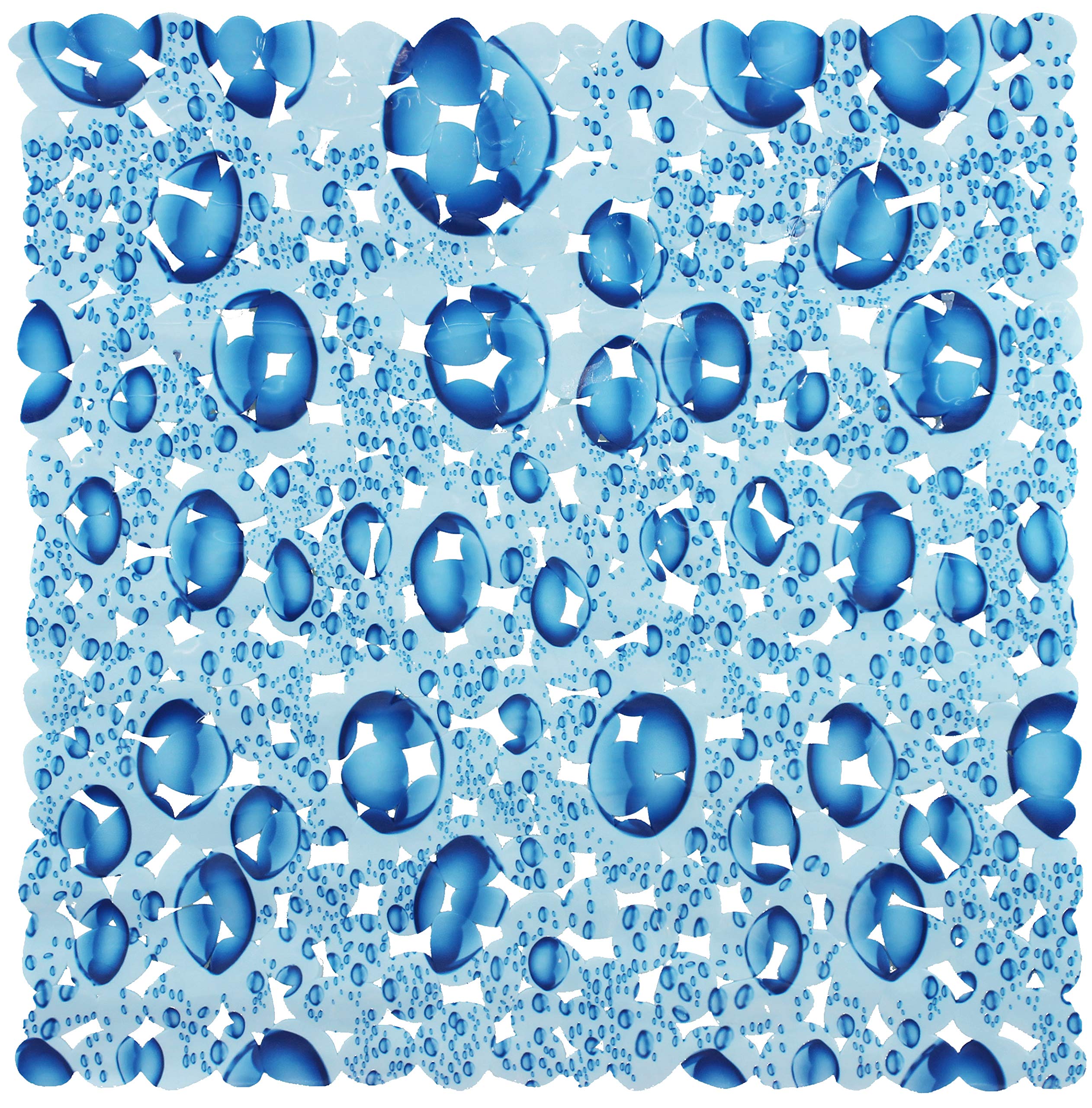 Brandsseller Non-slip Bathtub and Shower Mat - 21" x 21" - Watrdrop Design