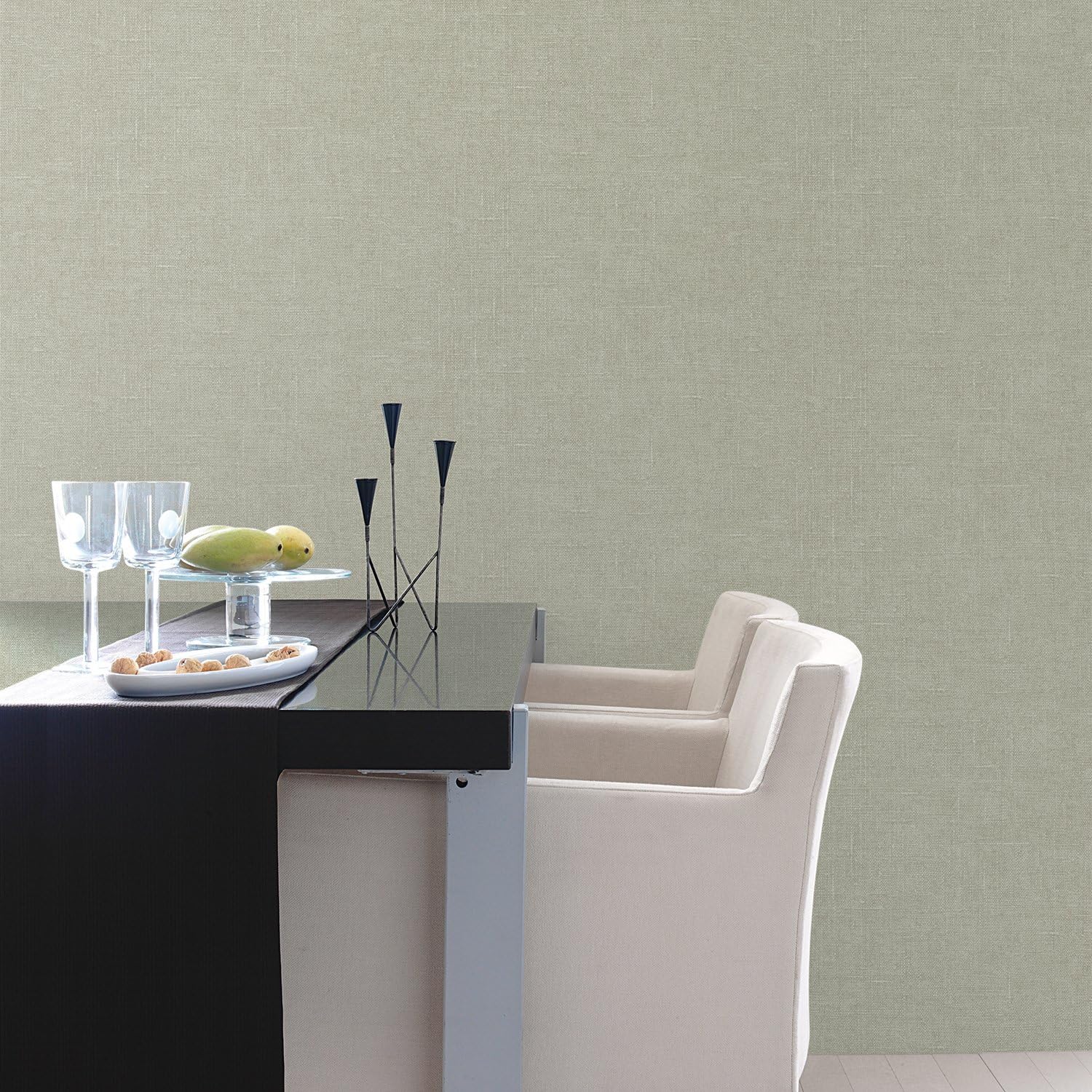 Galerie G67437 Natural FX Wallpaper Roll, Green - Image 3