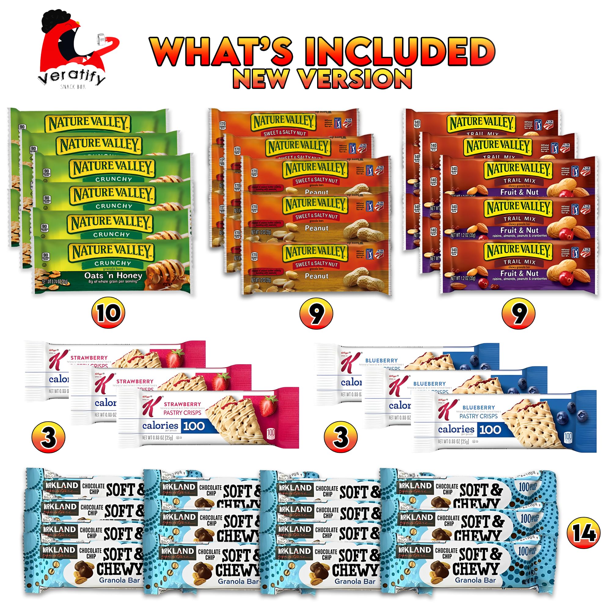 Veratify Healthy Mixed Snack Box & Snacks Gift Variety Pack Great
