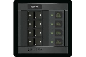 Blue Sea Systems 1210 120 Volt AC 4 Position, Beige