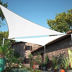 ShadeMart 8' x 8' x 8' White Sun Shade Sail UPF50