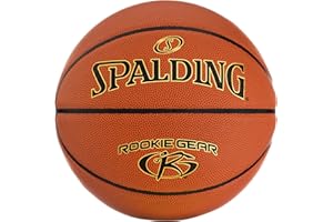 Spalding Rookie Gear 27.5" Basketball | Lighter to Help Develop Technique | Designed for Indoor & Outdoor Play