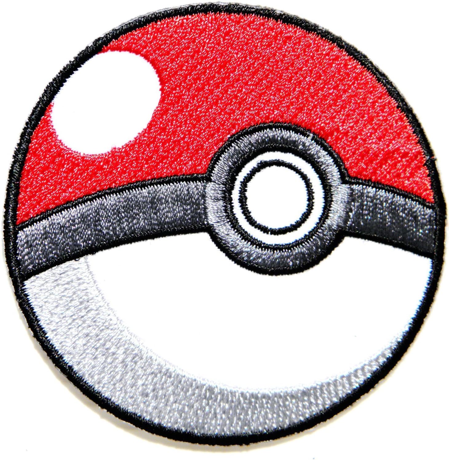 Pokeball Pokemon Cartoon Game Logo Girl Jacket T shirt Patches Sew Iron on Embroidered